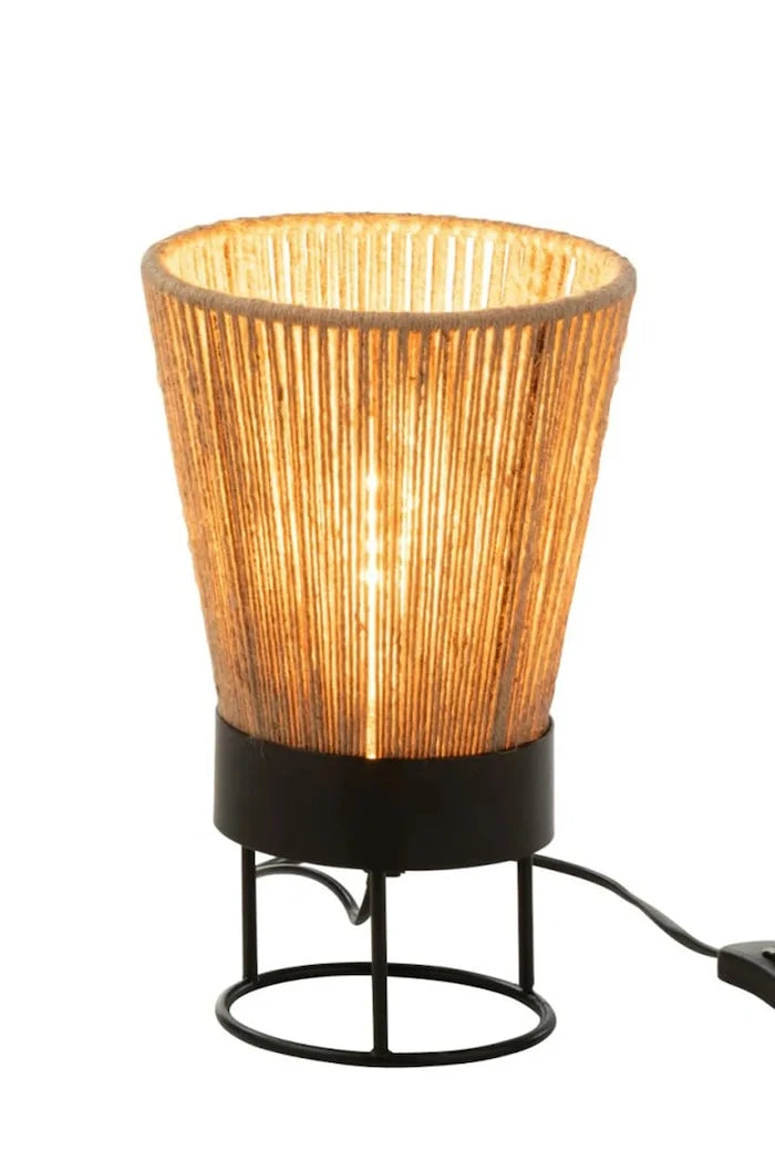 J-Line rattan masa lambası 18 x 28 cm