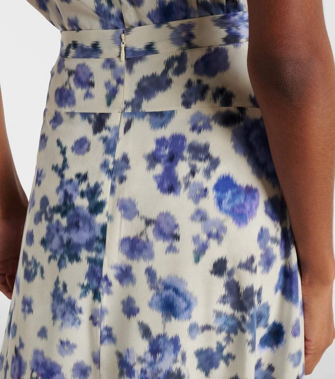 Isabel Marant - Sakura floral silk-blend midi skirt