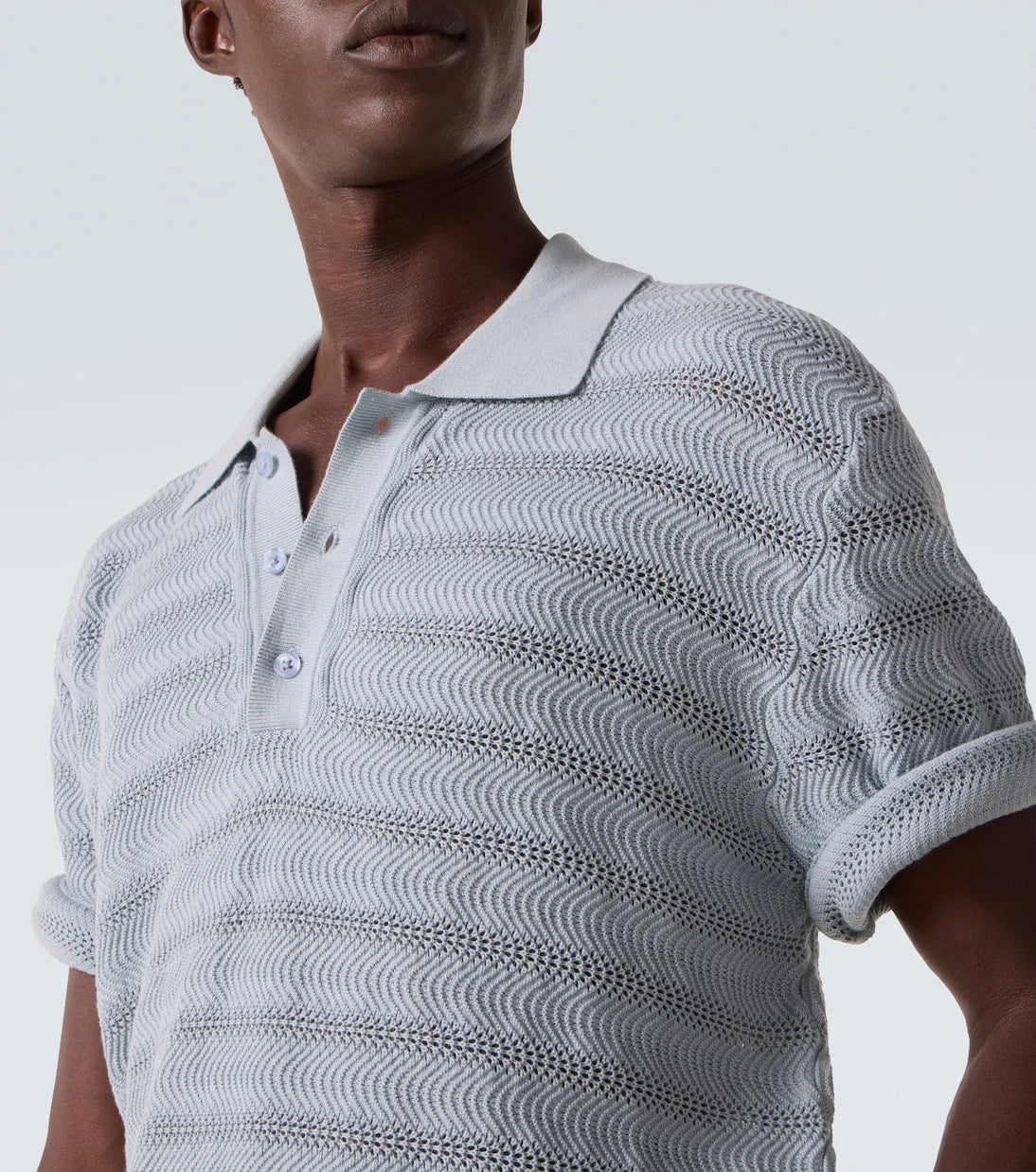 Frescobol Carioca - Vidal cotton jacquard polo shirt