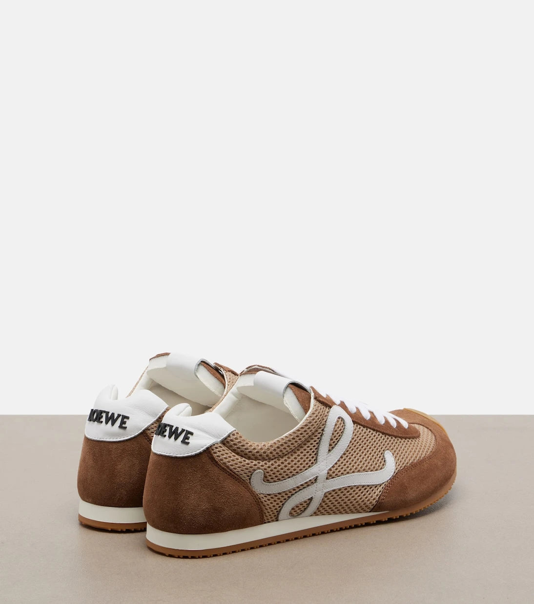 Loewe - Ballet Runner 2.0 suede and mesh sneakers
