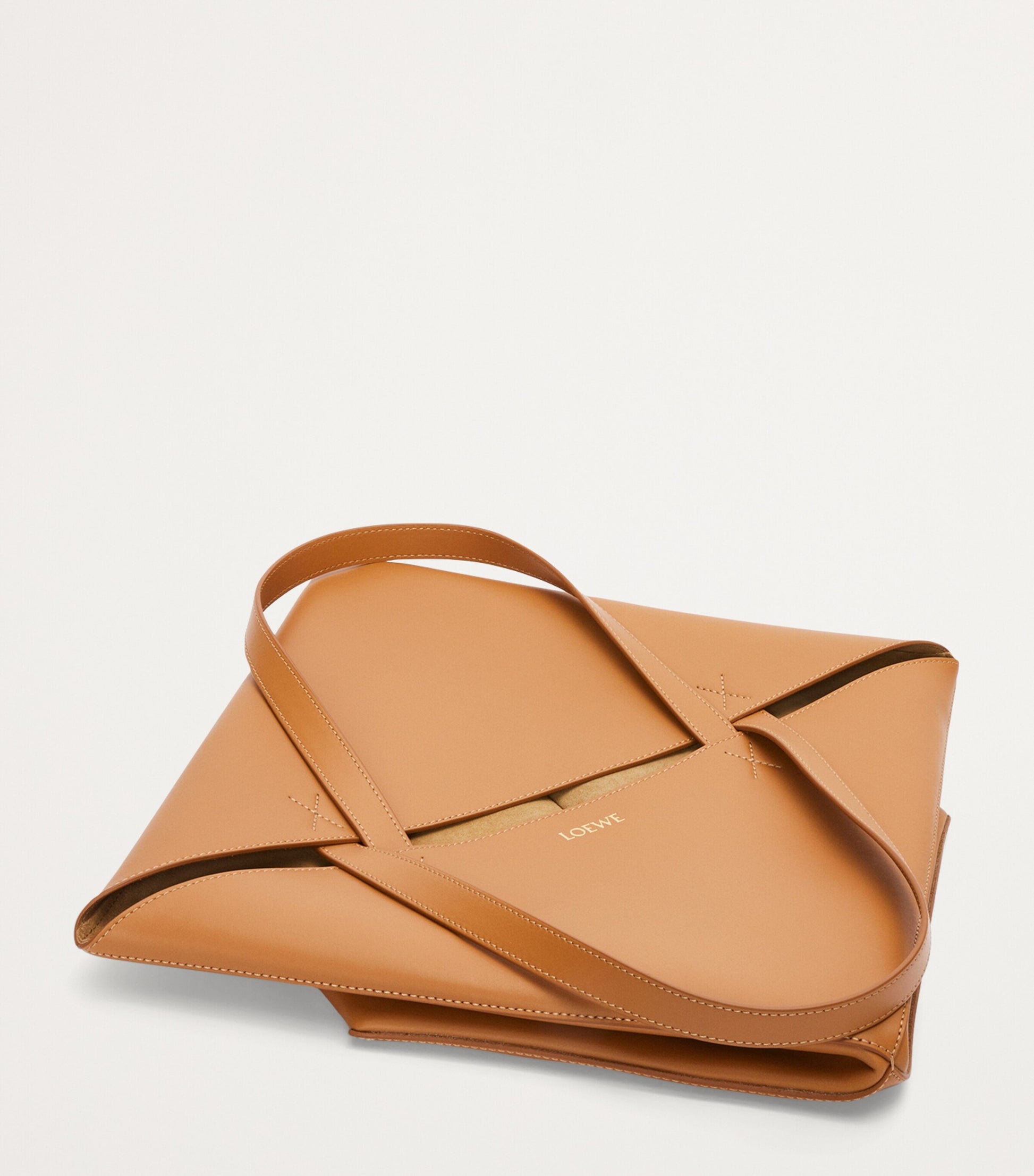 LOEWE XL Leather Puzzle Fold Tote Bag