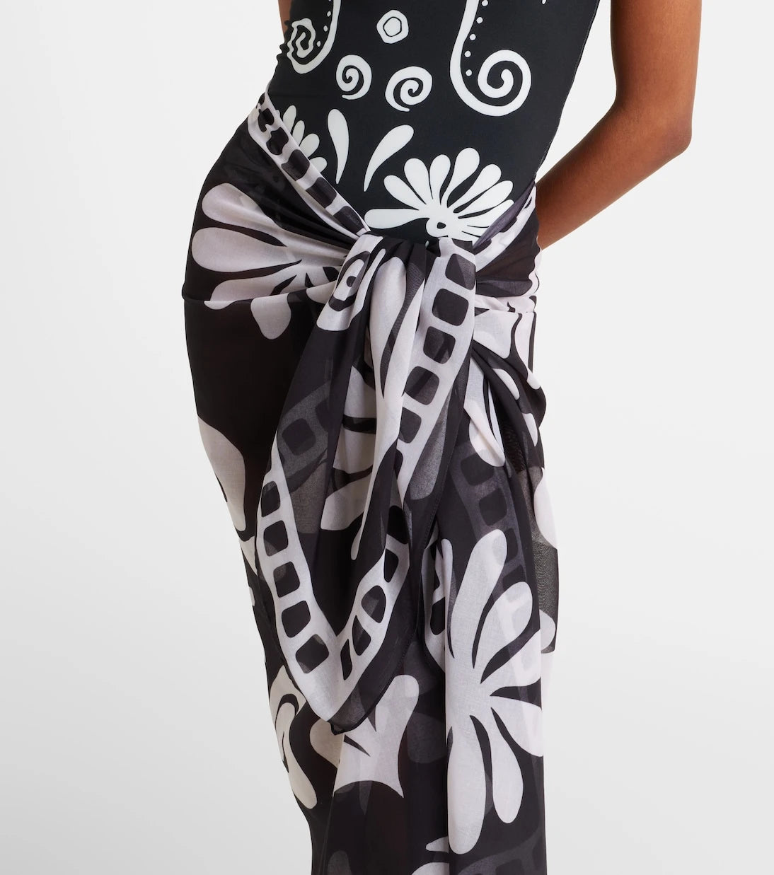 Cala de la Cruz - Luana printed beach cover-up