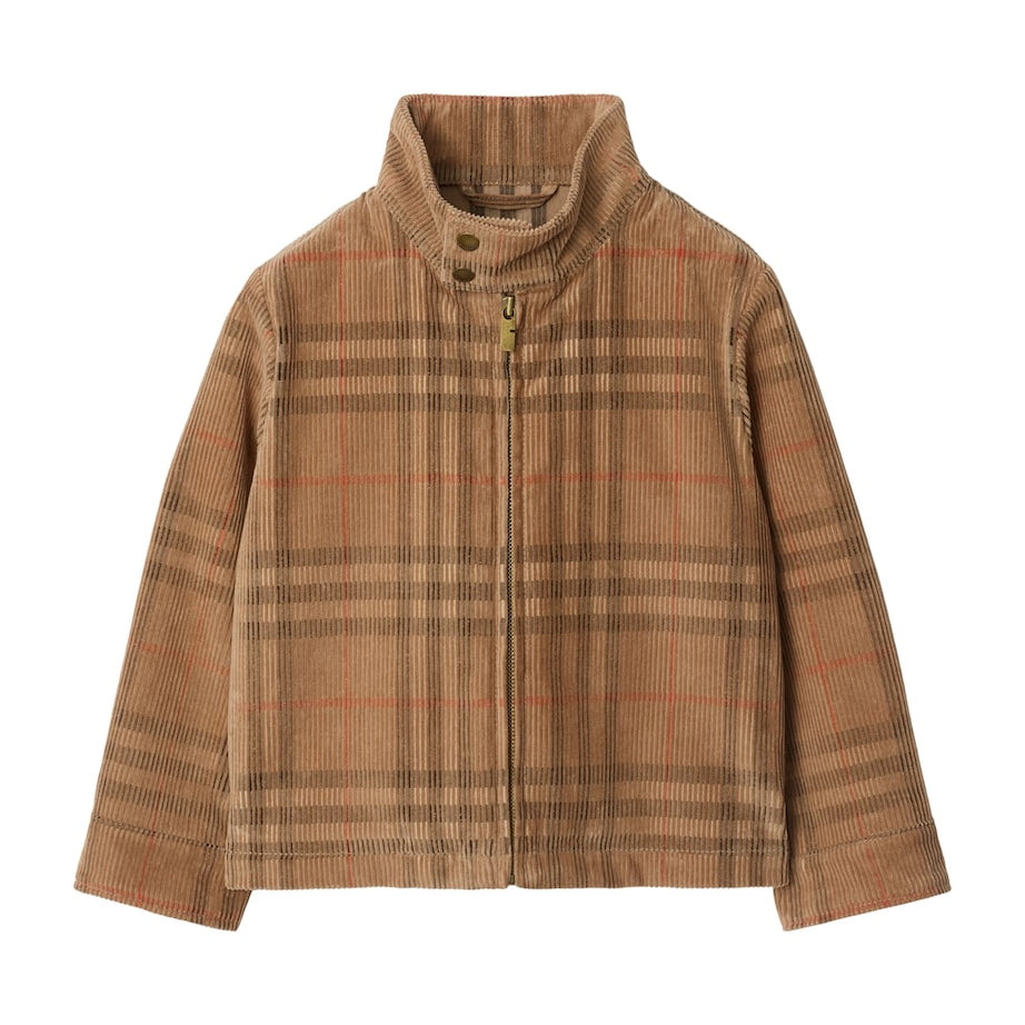 Burberry Kids Cotton Corduroy Check Harrison Jacket (3-12 Years)