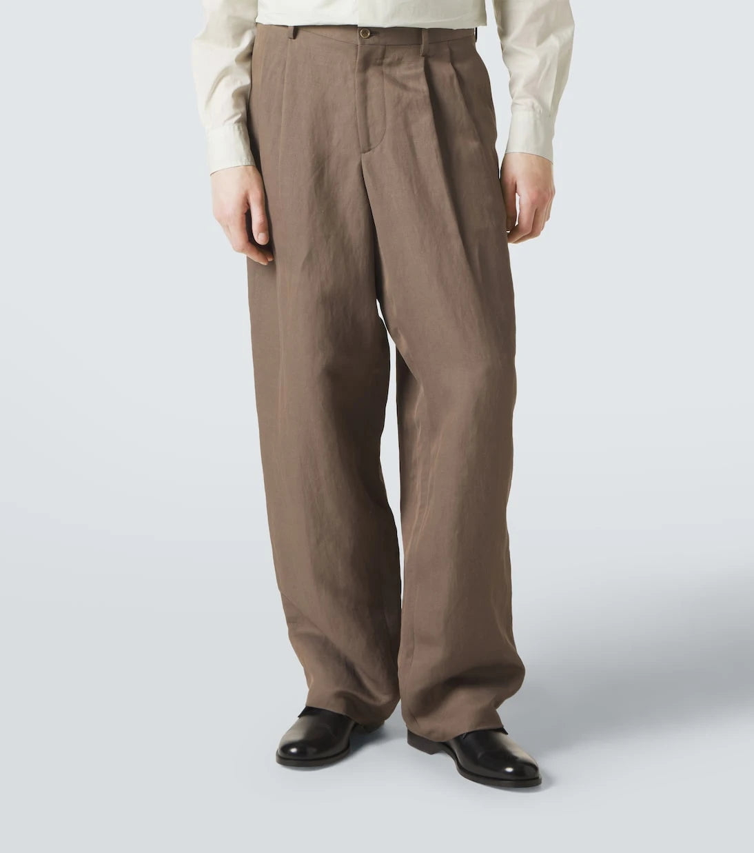 Giorgio Armani - Archivio linen-blend straight pants