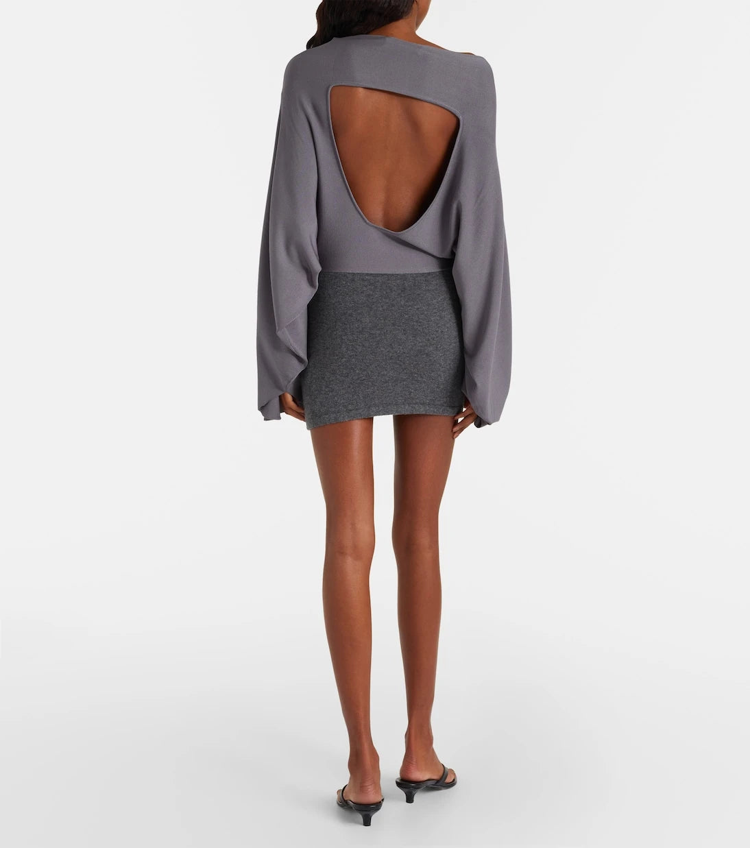 Aya Muse - Slouchy jersey minidress