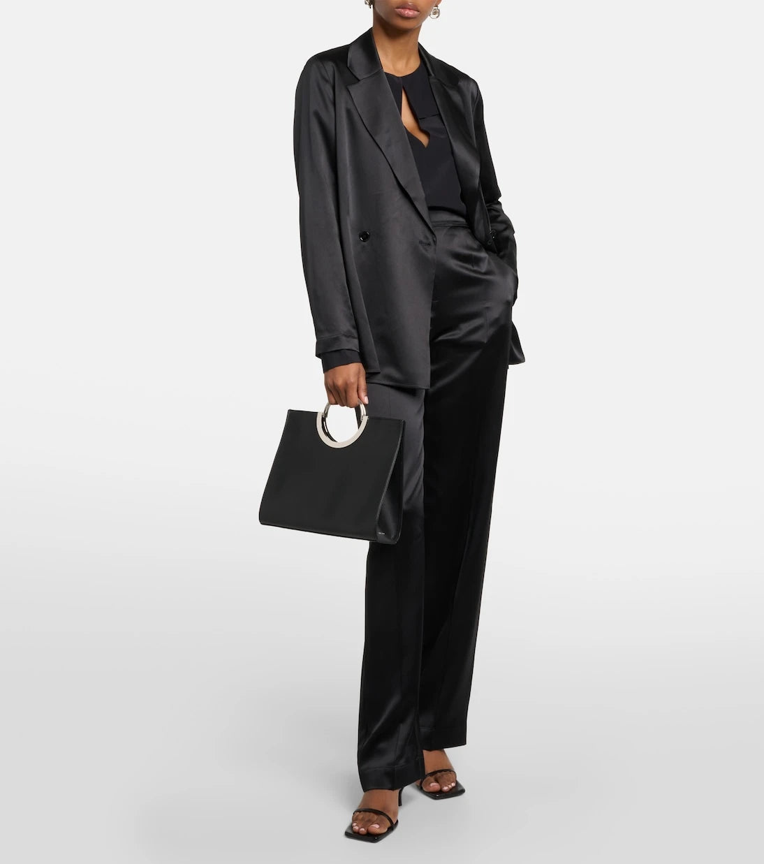 Joseph - Tova silk satin straight pants