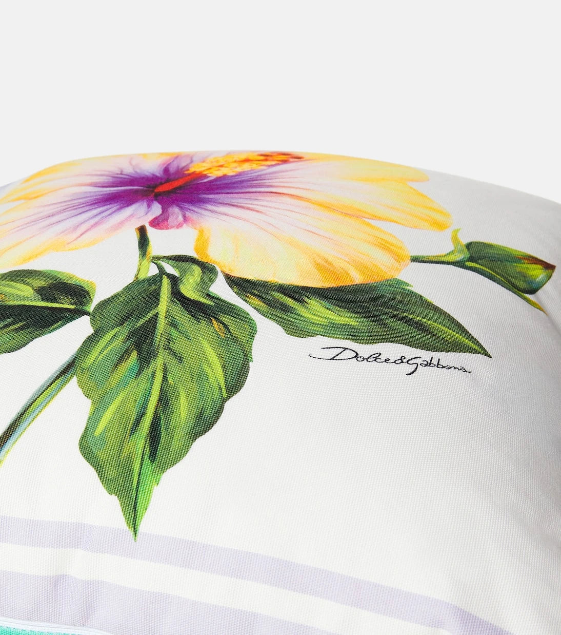 Dolce&Gabbana Casa - Floral silk twill cushion