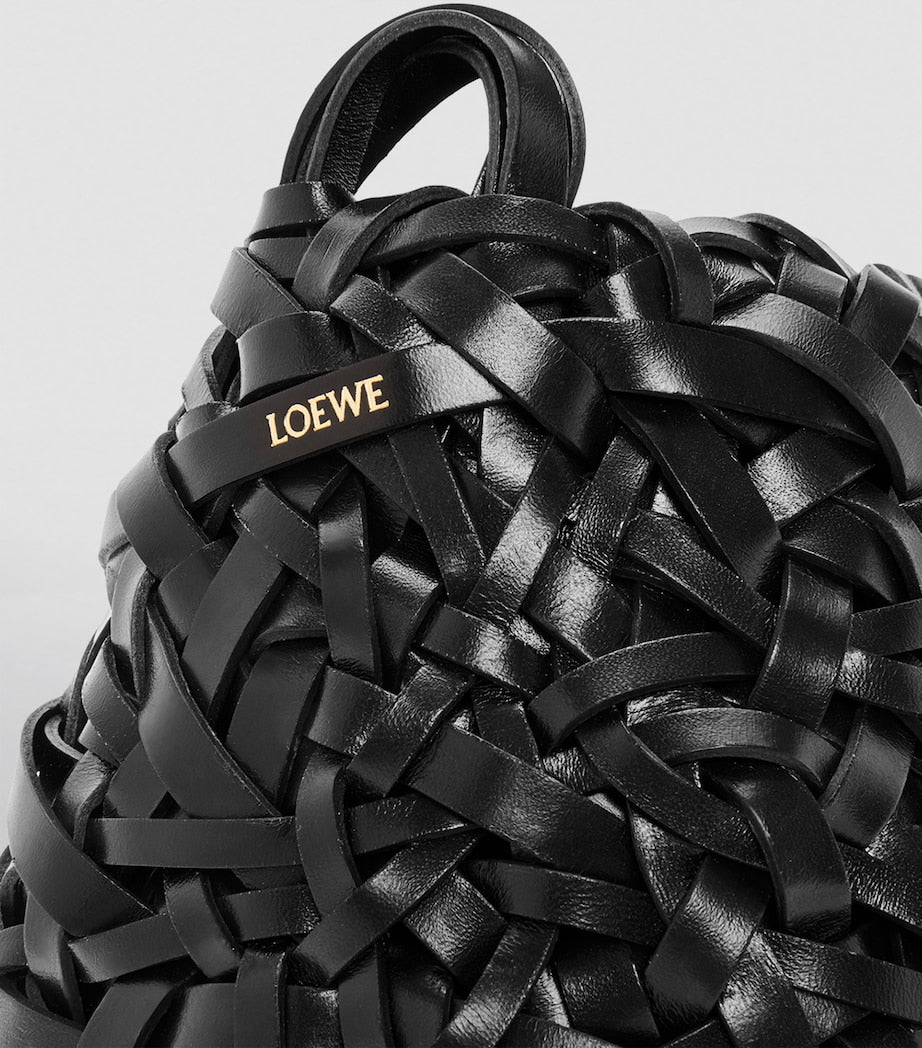 LOEWE Black Small Leather Nest Bag
