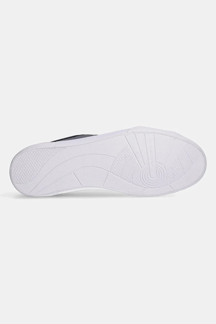 Кожени маратонки Tommy Hilfiger CORE CORPORATE VULC LEATHER