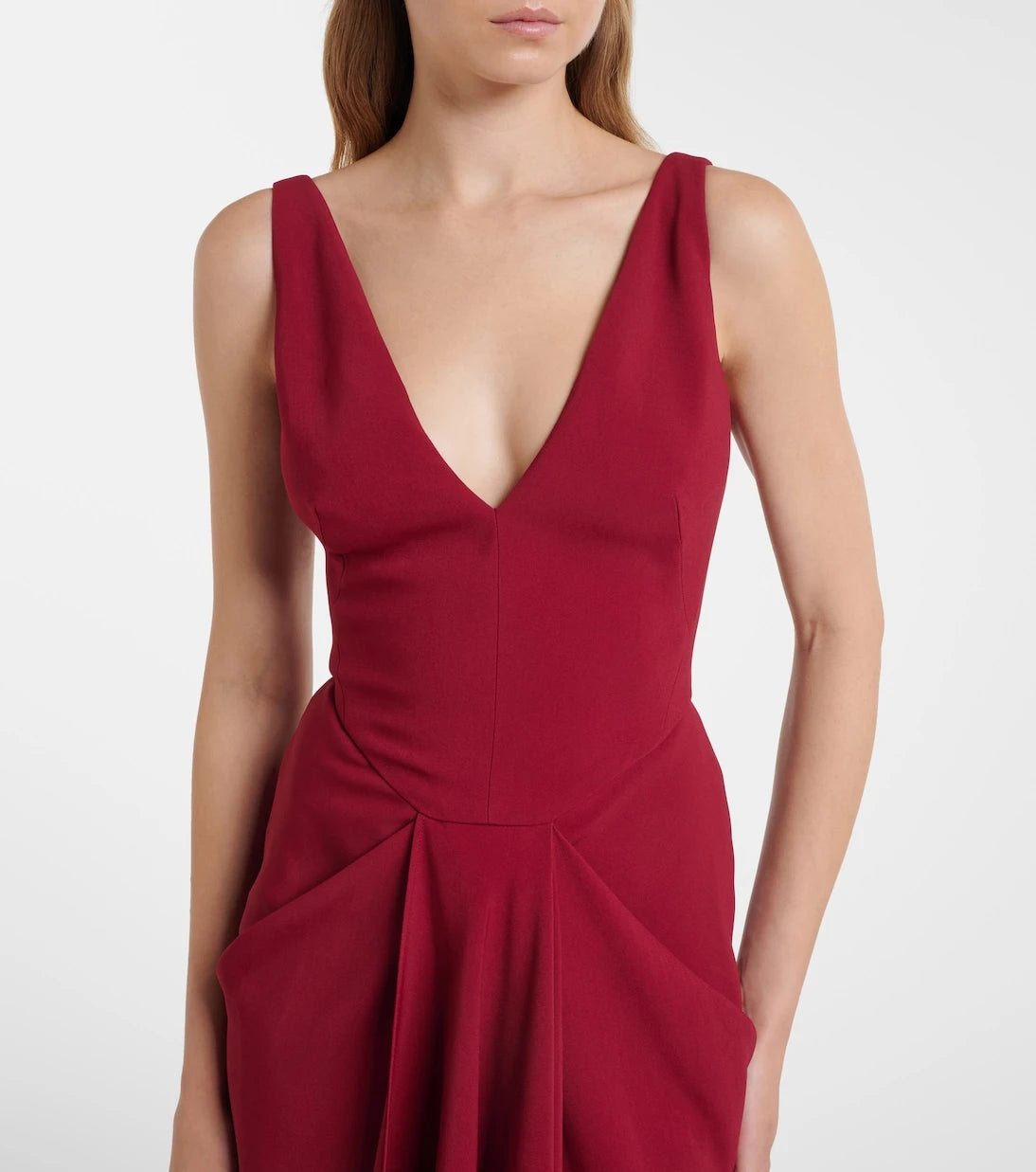 Givenchy - Asymmetrical draped midi dress