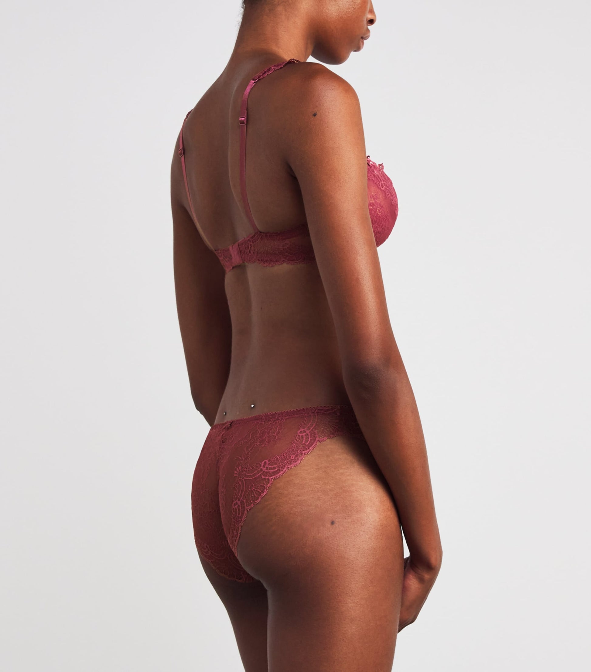Aubade Pink Lace Danse Des Sans Bikini Briefs