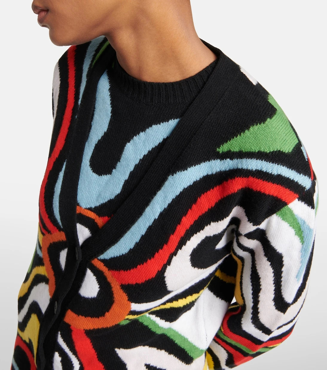 Pucci - x Fusalp intarsia wool cardigan