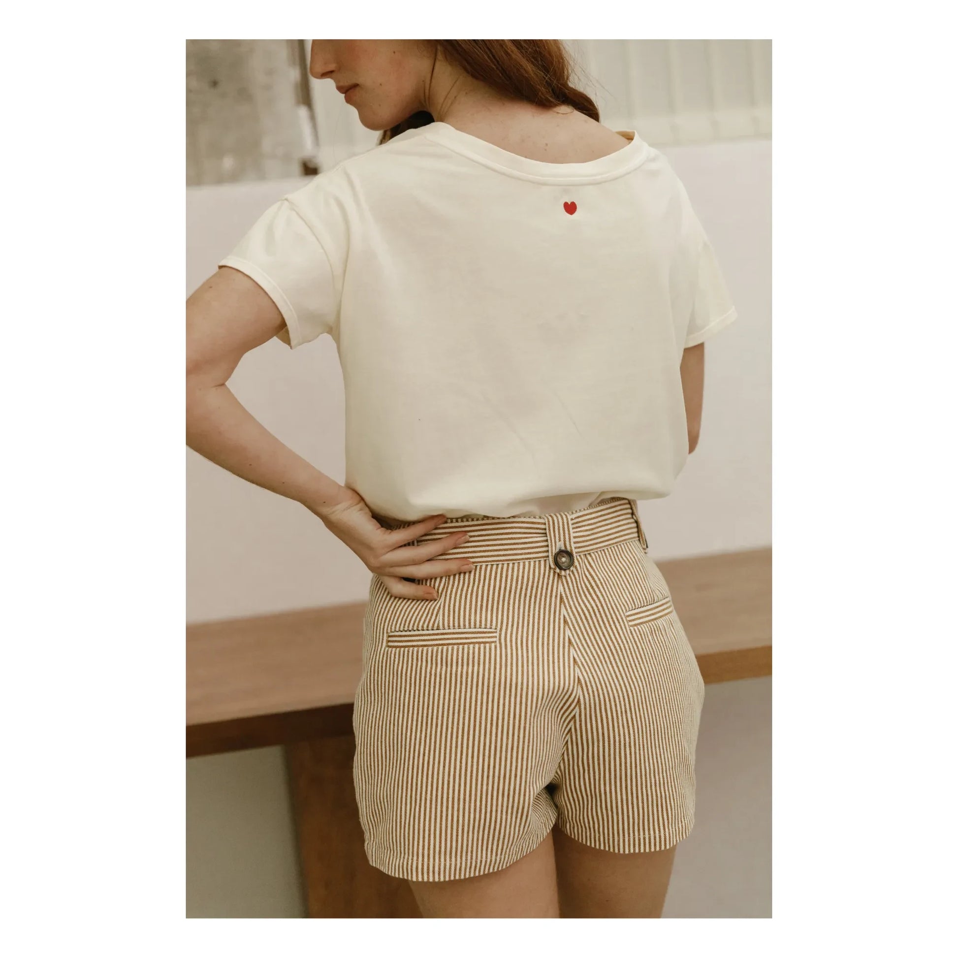 Emile et Ida - Zelina Short Stripes - Women's Collection | Honey