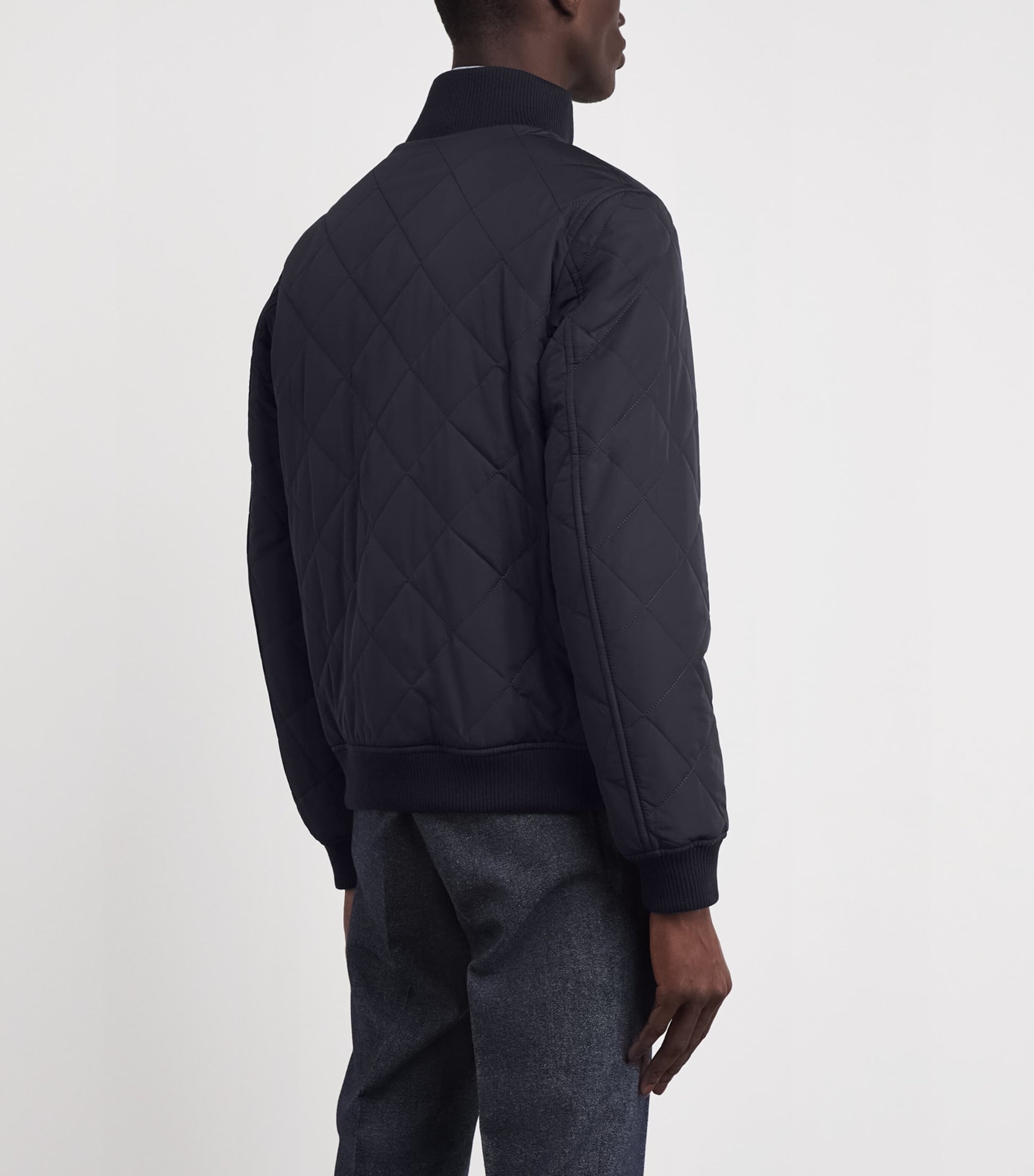 Navy Reversible Bomber Jacket