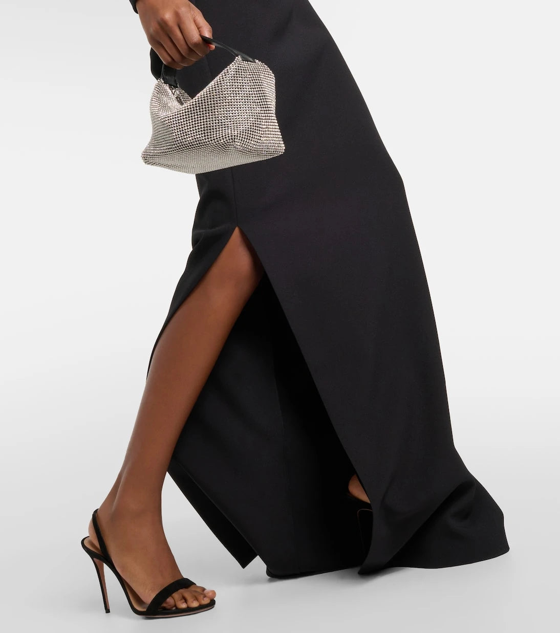 Safiyaa - Maimie crystal-embellished crêpe gown