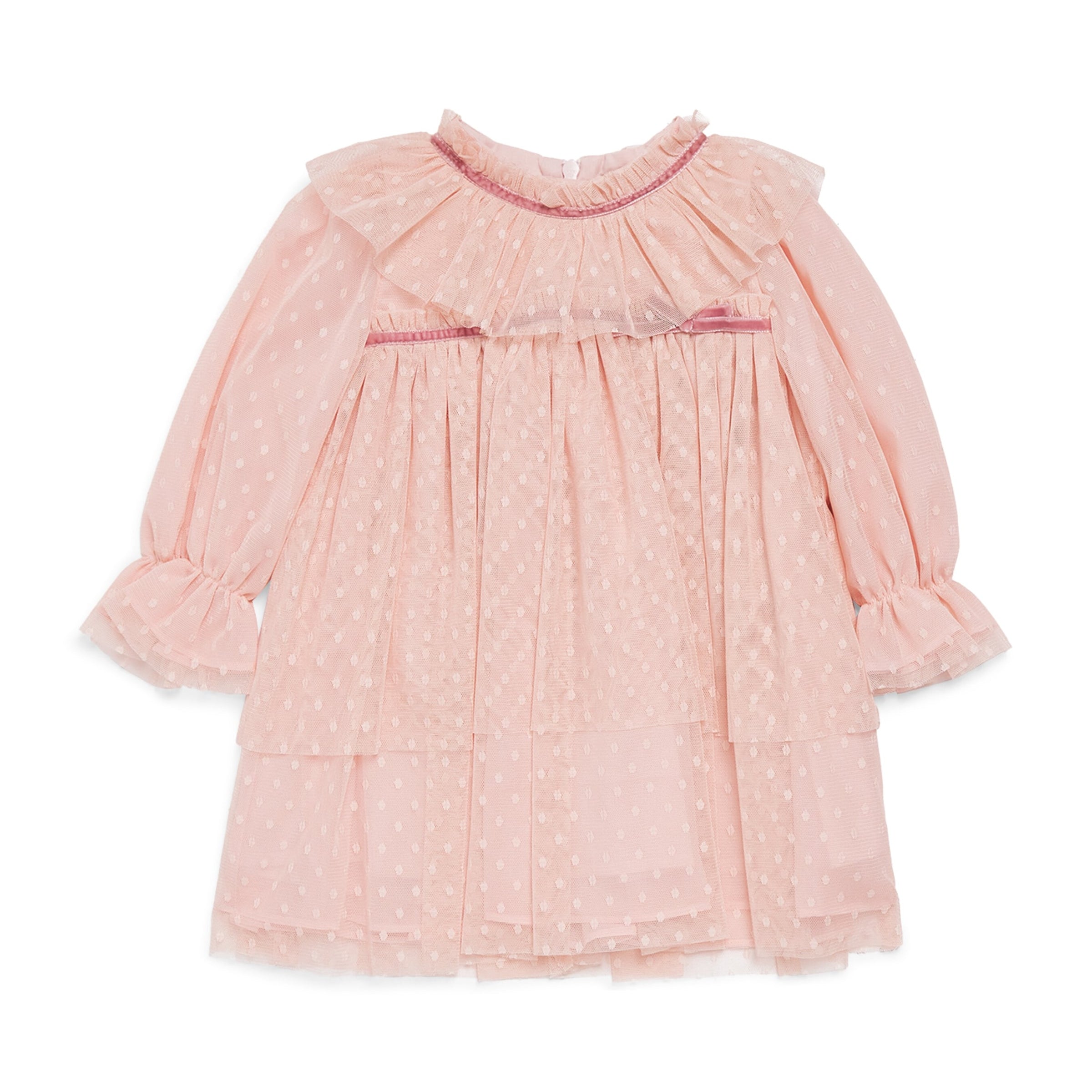 Patachou Pink Tulle Dress (6 Months-4 Years)