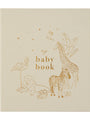 Blush and Gold Safari Baby Memory Book