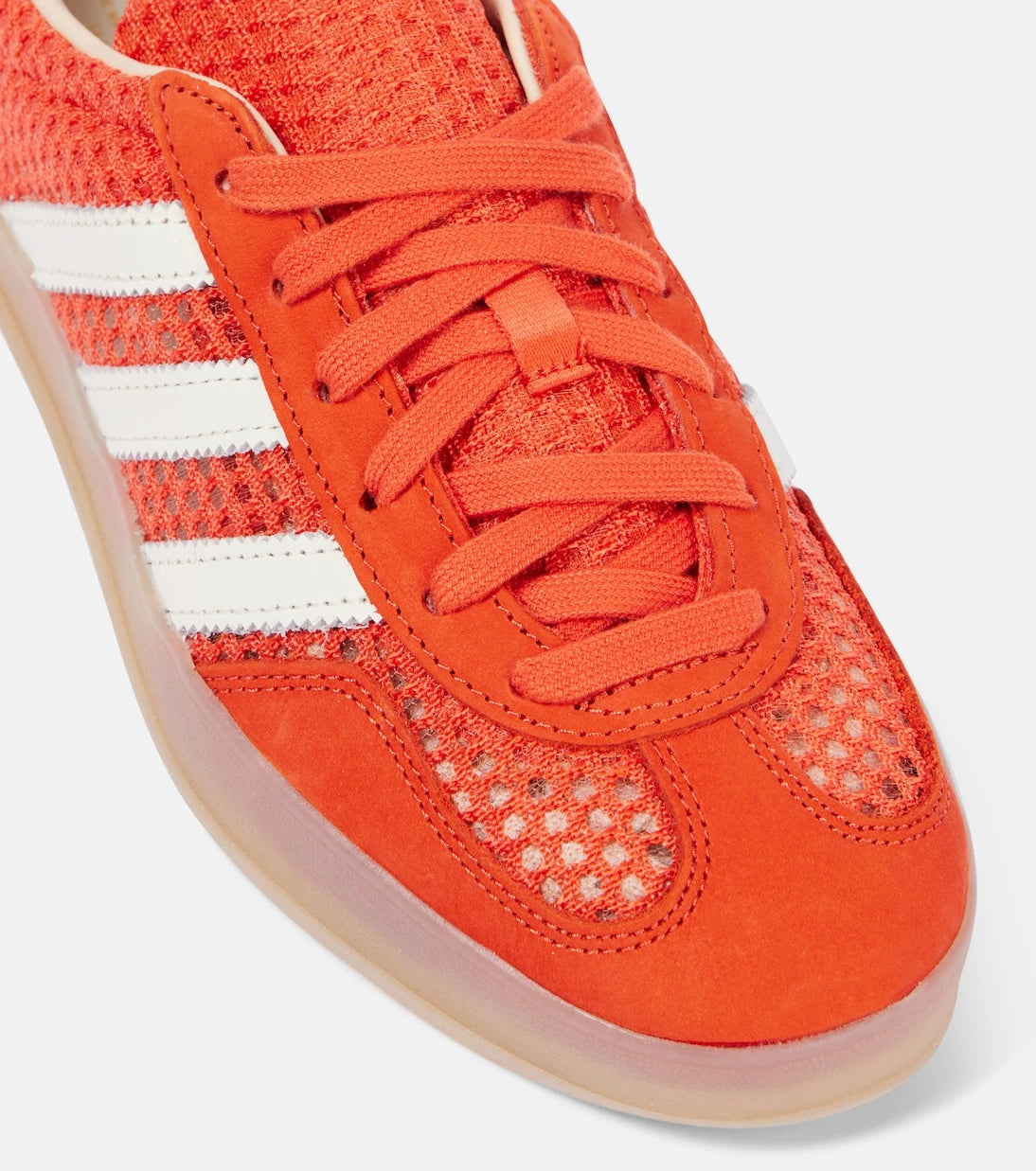 Adidas - Gazelle Indoor leather-trimmed sneakers