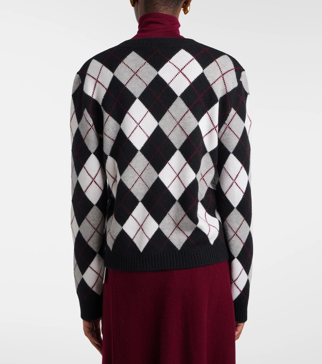 Lisa Yang - Antoni argyle cashmere sweater