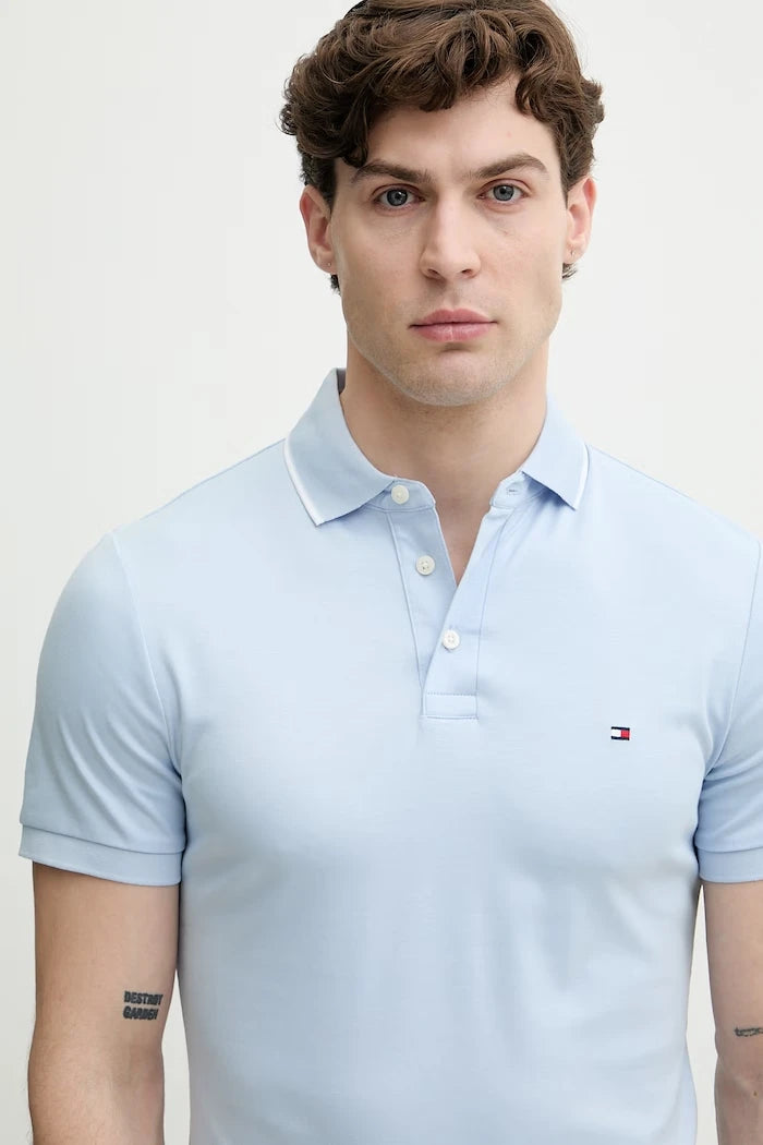 Tommy Hilfiger erkek pamuklu polo tişört