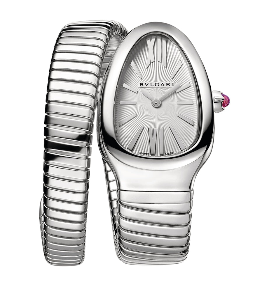 Bvlgari Stainless Steel Serpenti Tubogas Watch 35mm