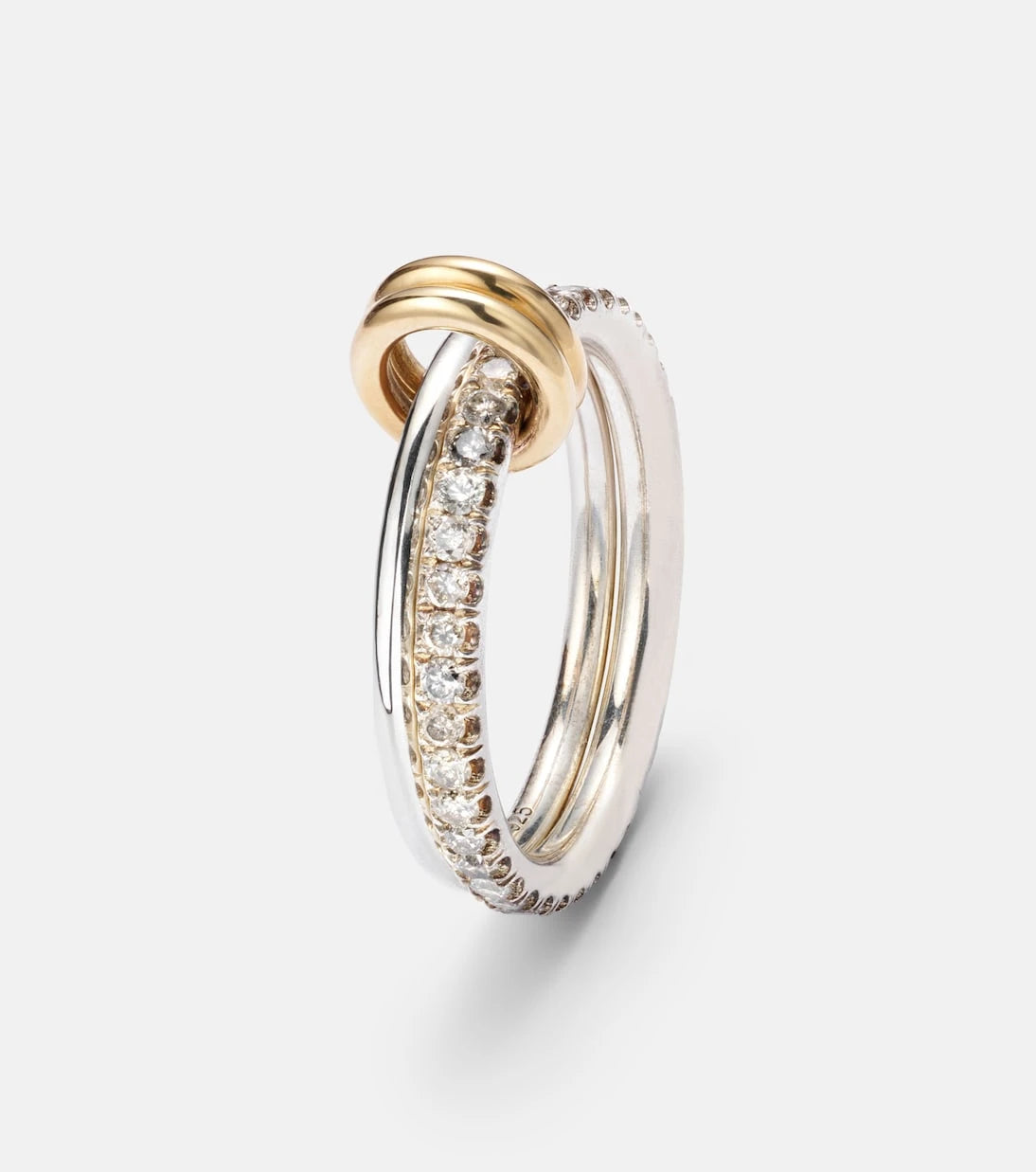 Spinelli Kilcollin - Marigold sterling silver and 18kt gold ring with diamonds