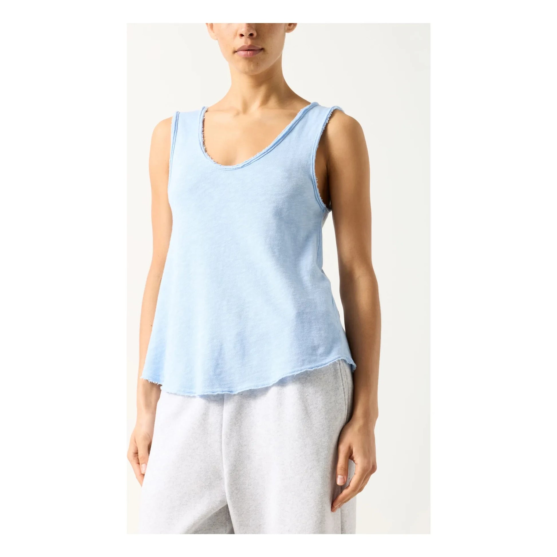 American Vintage - Sonoma Cotton tank top | Light blue