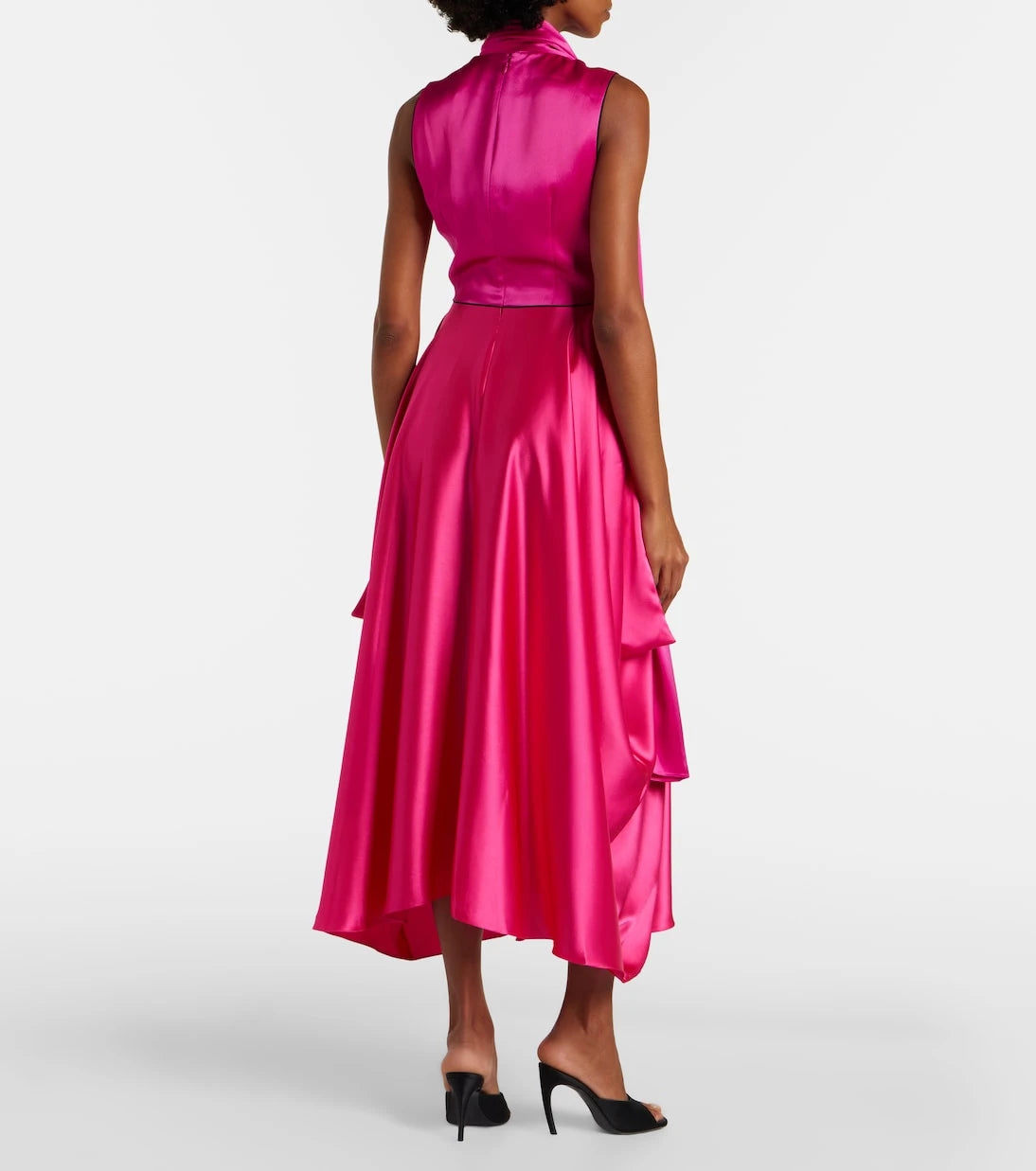 Roksanda - Aela scarf-detail satin gown