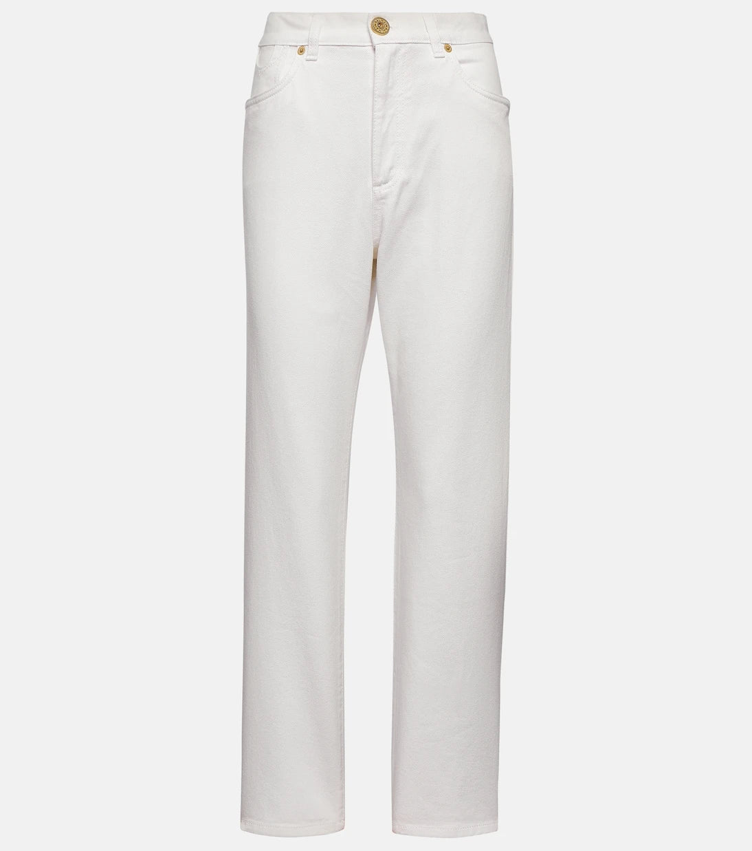 Balmain - High-rise straight jeans