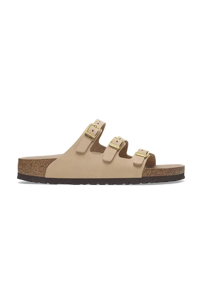 Чехли от набук Birkenstock Florida HEX