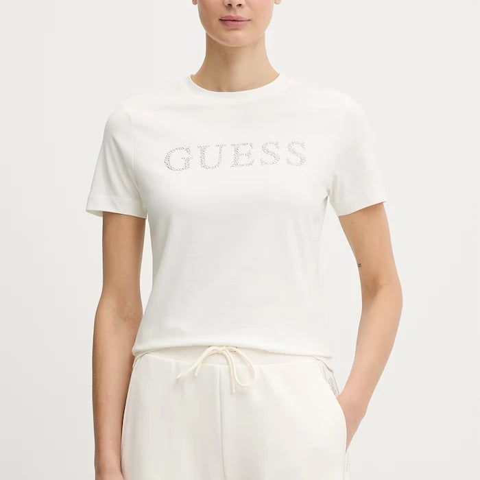 Guess от памук с еластан OCTAVIA