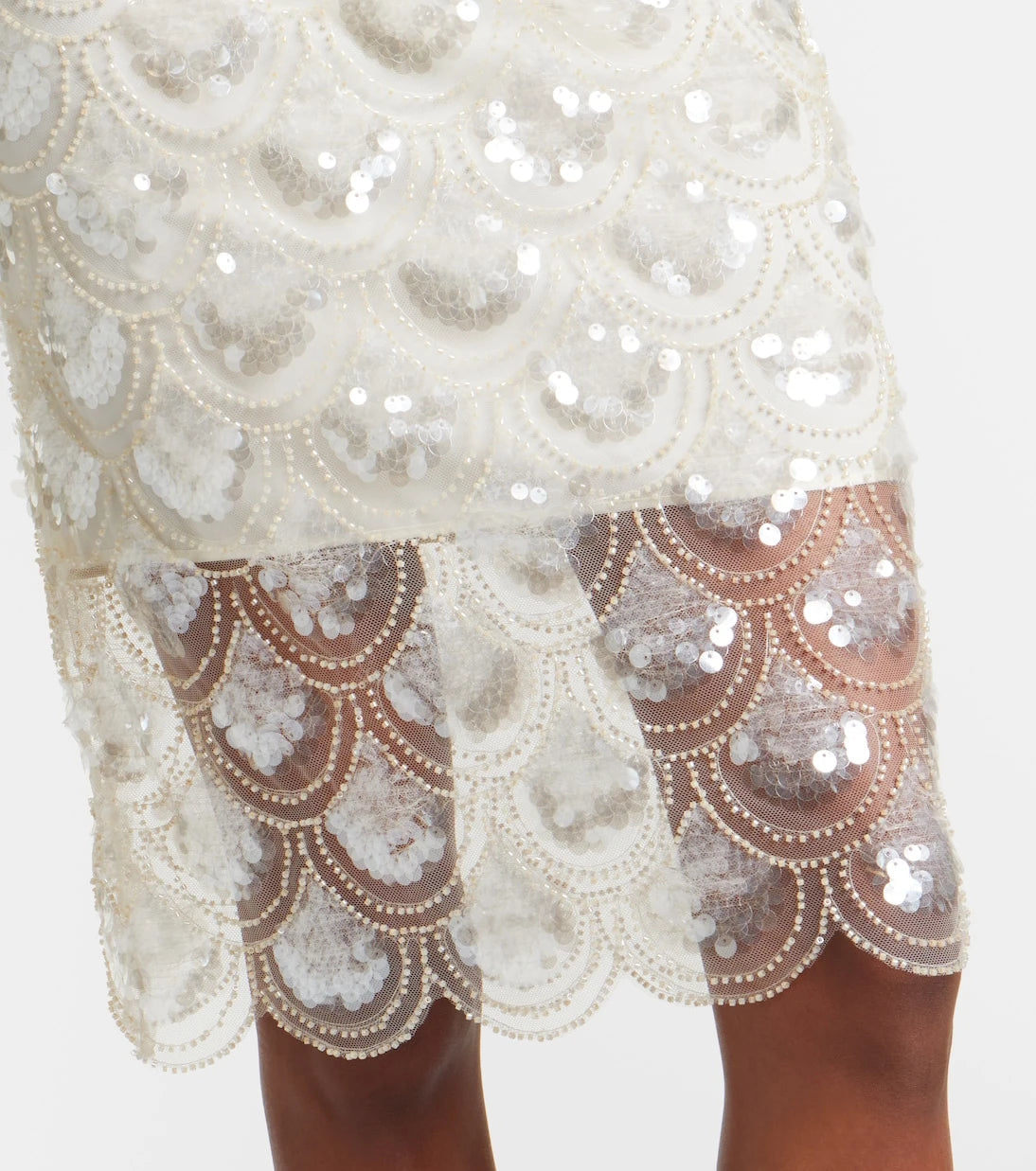 Rotate - Embellished pencil skirt