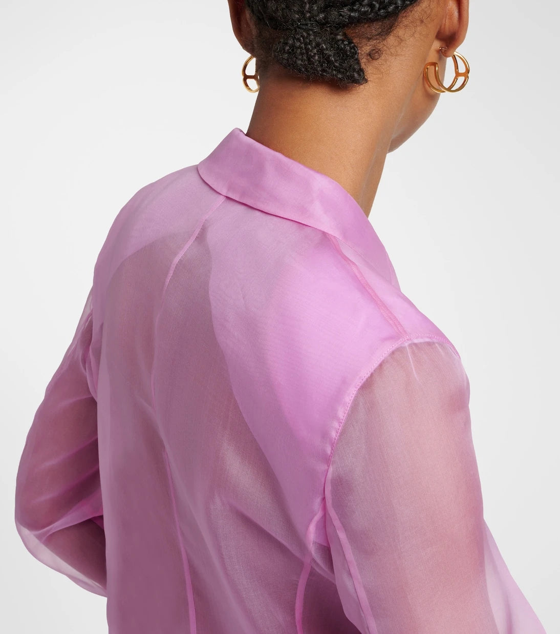 Max Mara - Negrar silk organza blazer