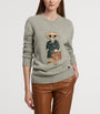 Grey Cashmere Polo Bear Jumper