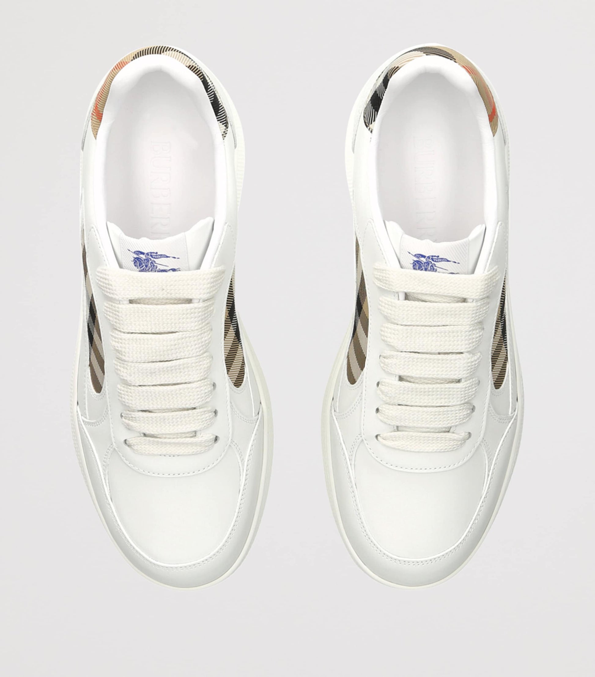 Leather Check Terrace Sneakers