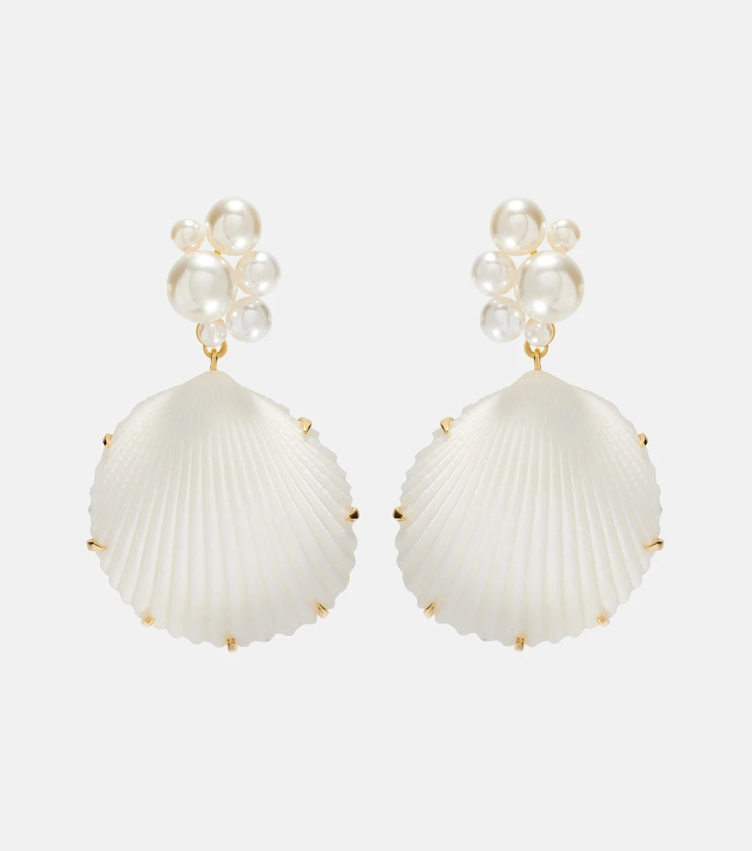 Jennifer Behr - Sela faux-pearl drop earrings