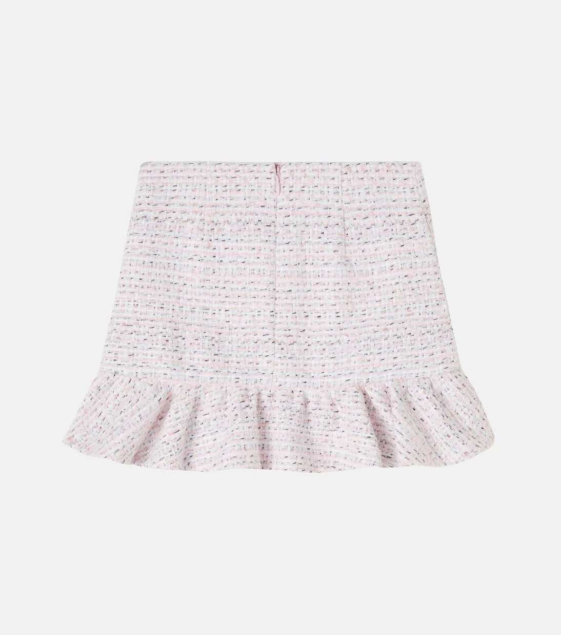 Self-Portrait Kids - Lace-trimmed bouclé skirt