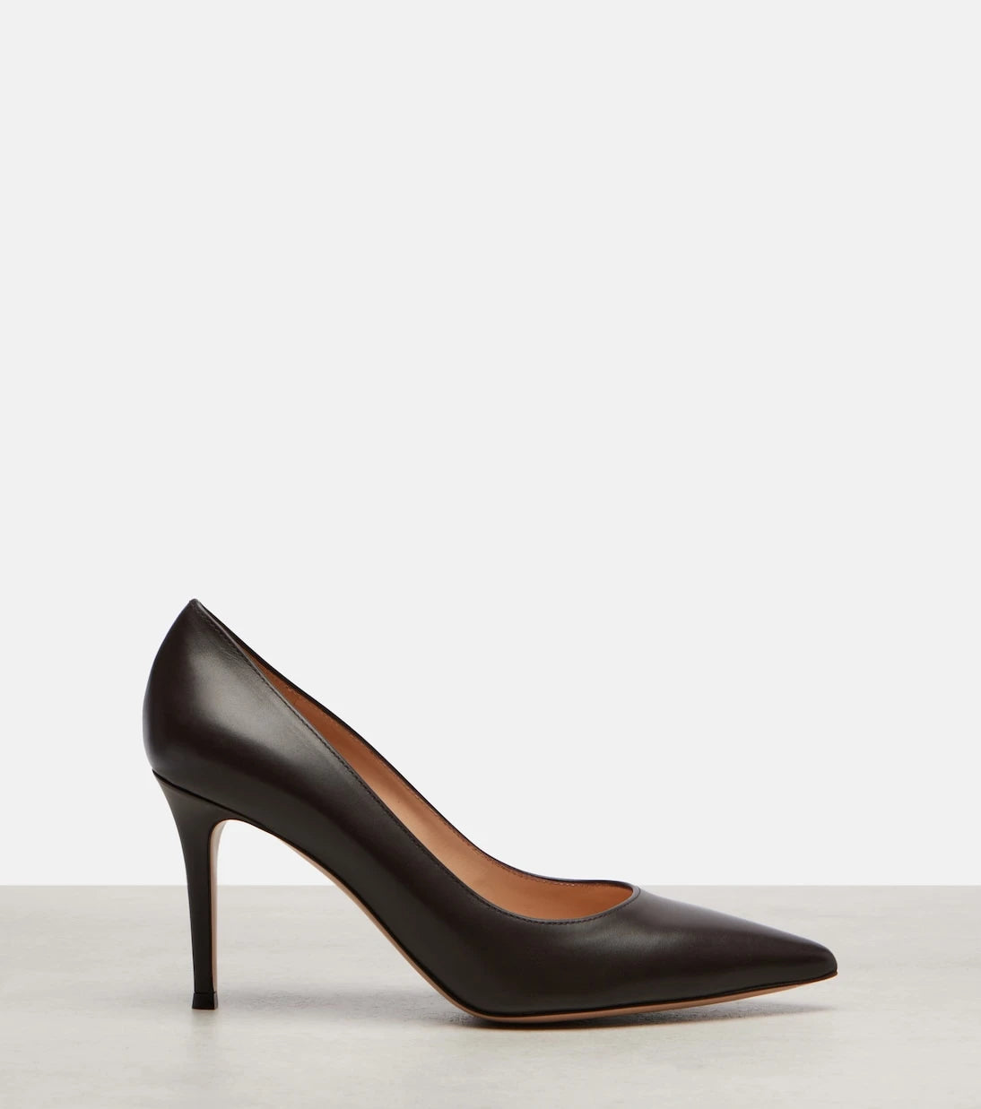 Gianvito Rossi - حذاء جيانفيتو 85 الجلدي بكعب عالٍ