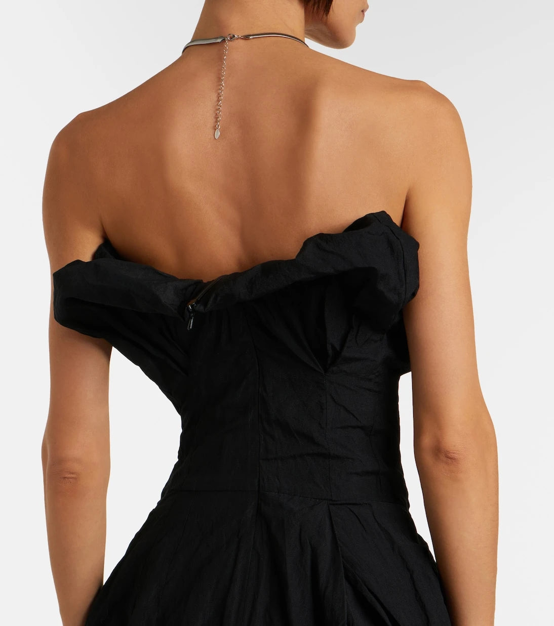 Magda Butrym - Draped cotton-blend cocktail dress