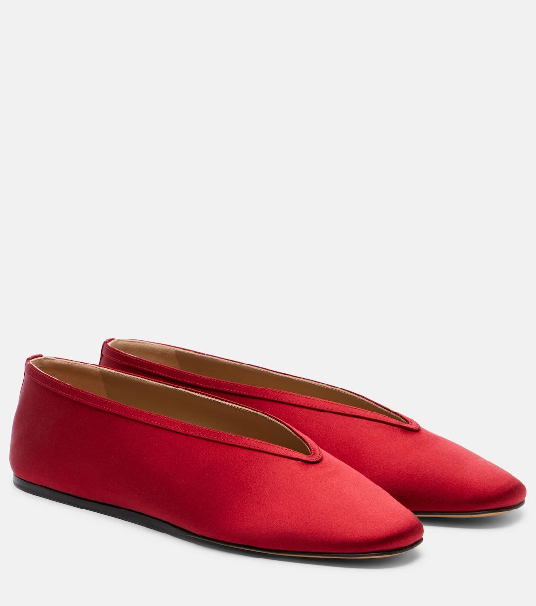 Le Monde Béryl - Luna satin ballet flats