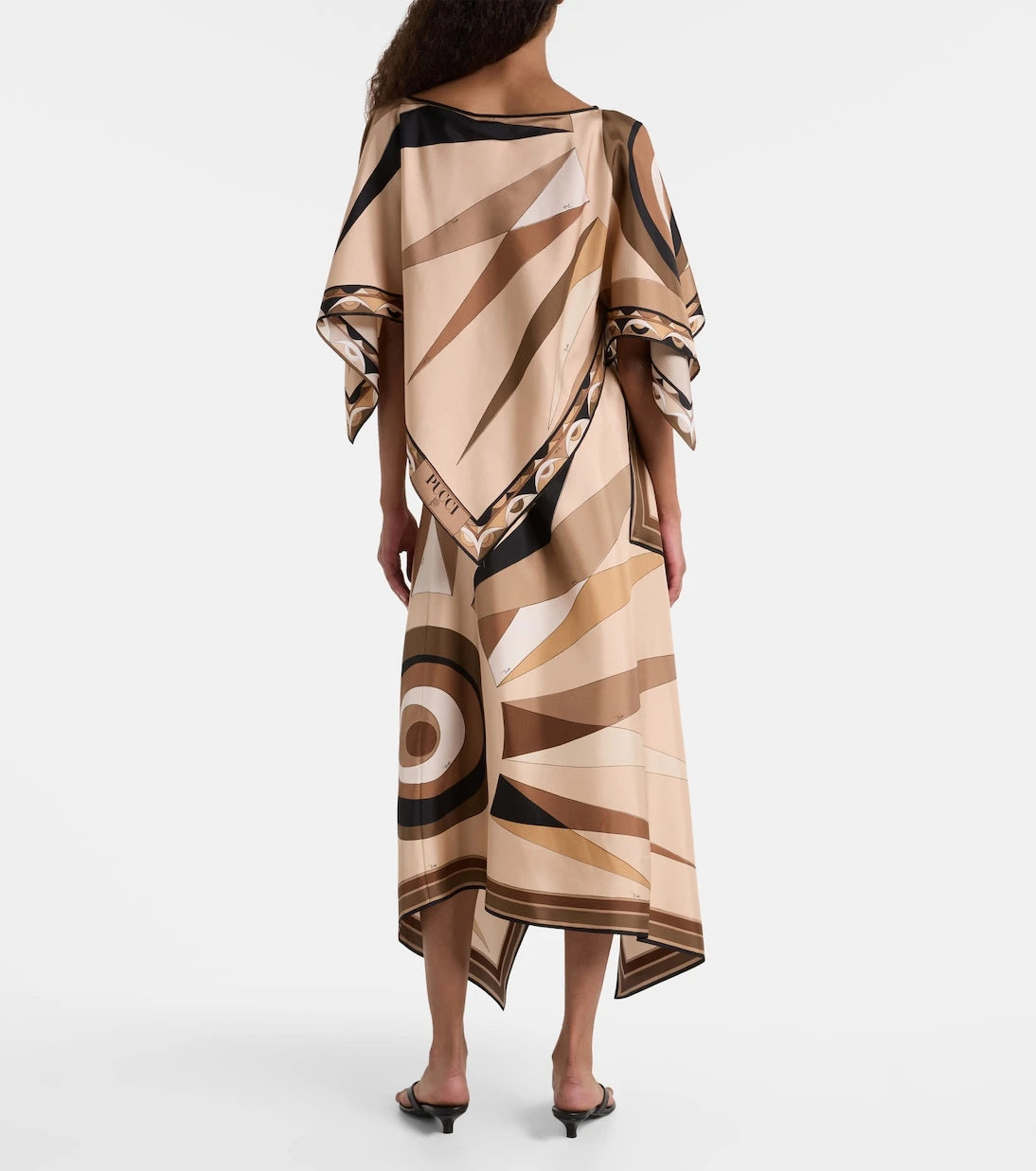 Pucci - Hawaii silk satin cape