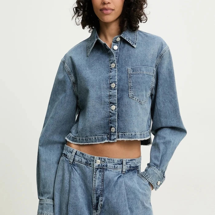 Памучна риза Moschino Jeans