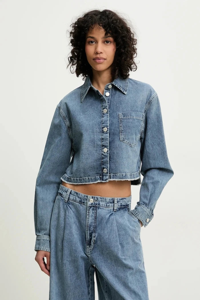 Памучна риза Moschino Jeans