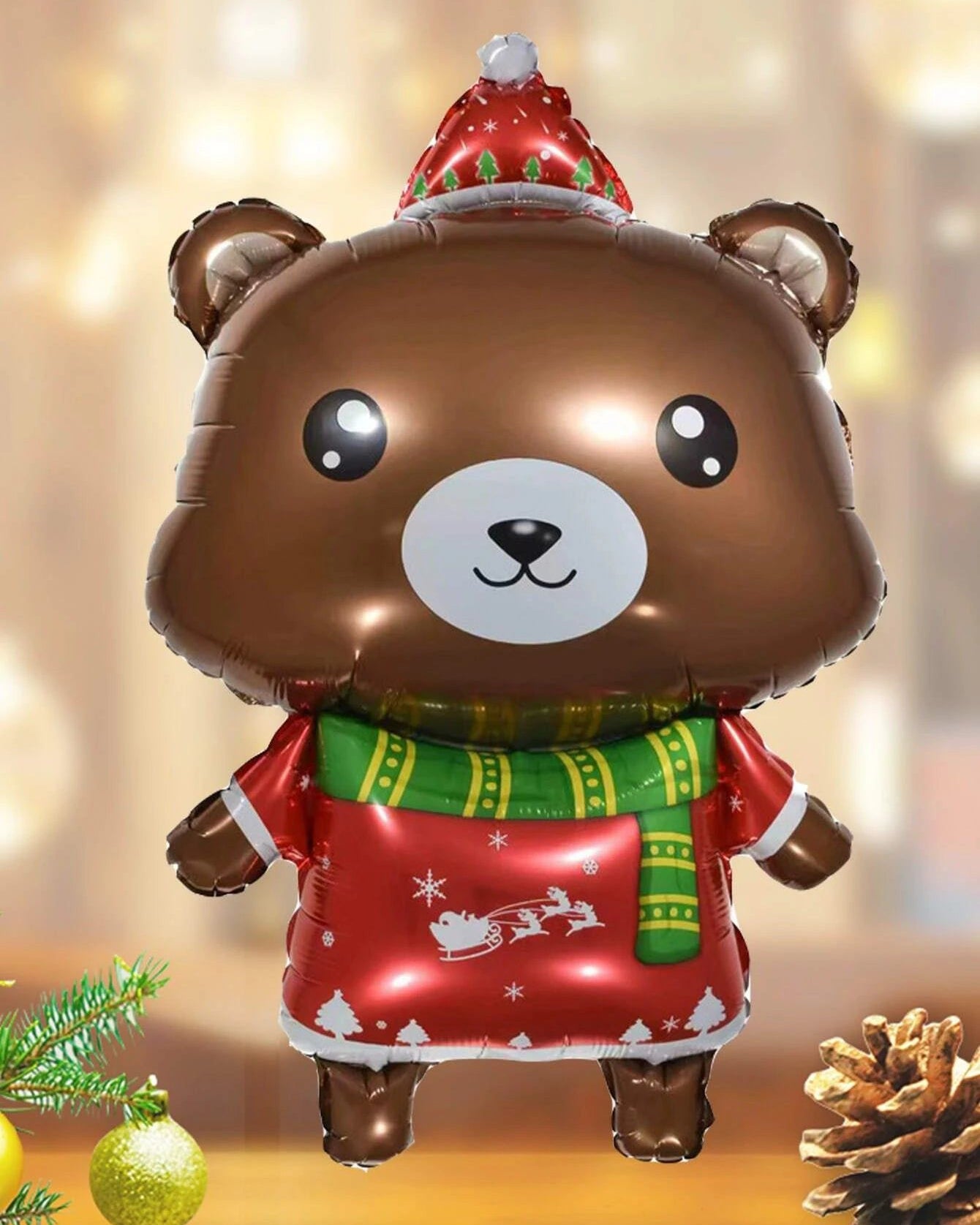 Dinossi - New Year Christmas Bear 48CM Decorative Balloon