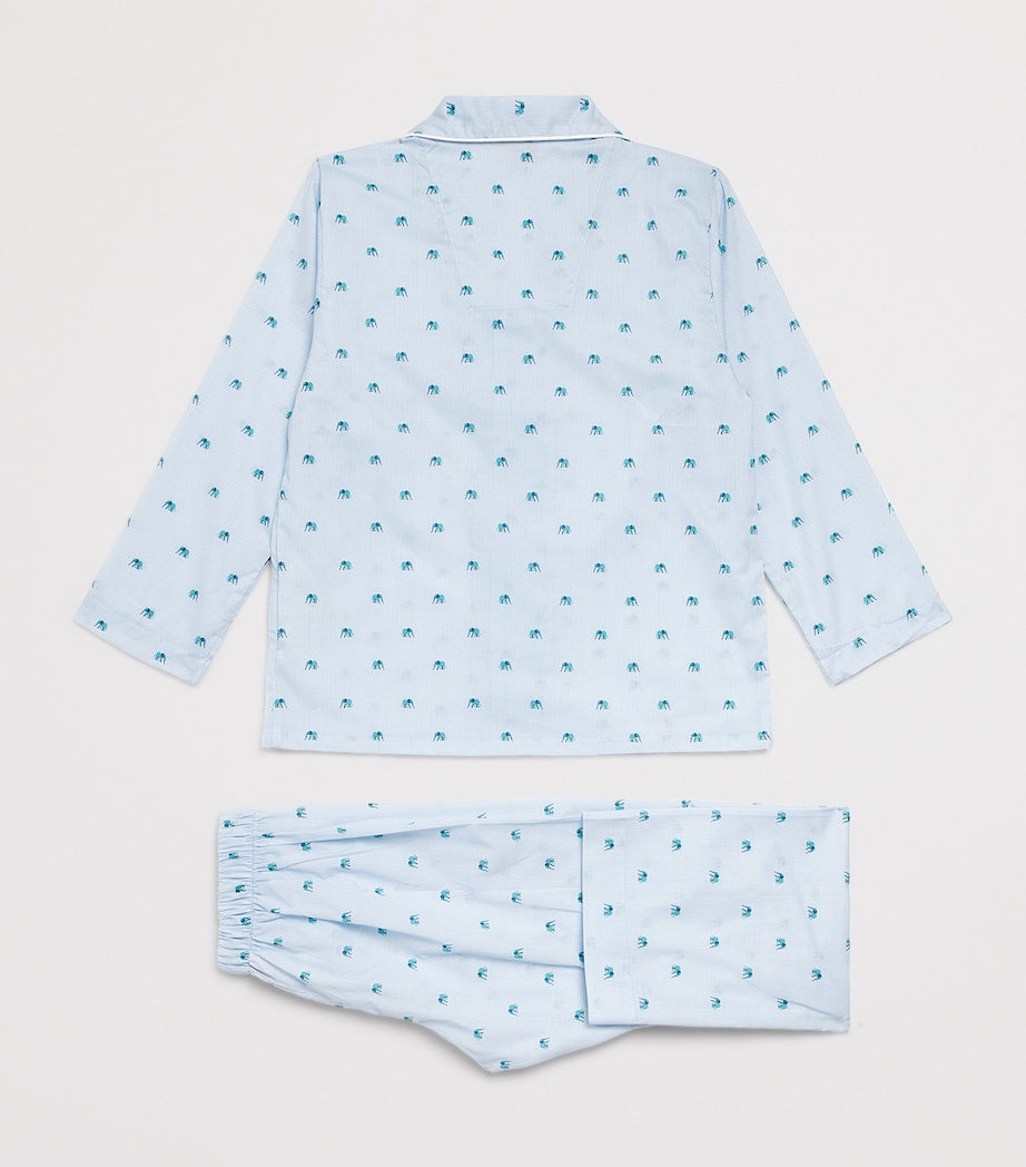 Derek Rose Kids Printed Ledbury Pyjama Set (3-12 Years)
