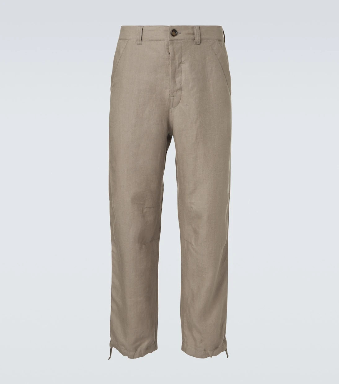 Brunello Cucinelli - Linen straight pants