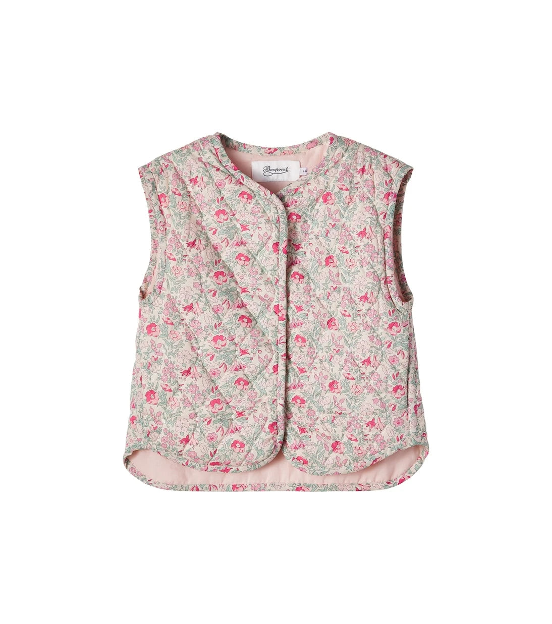 Bonpoint - Elbie floral quilted cotton vest