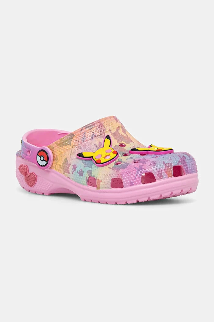 Детски чехли Crocs CROCS CLASSIC PIKACHU PINK CLOG