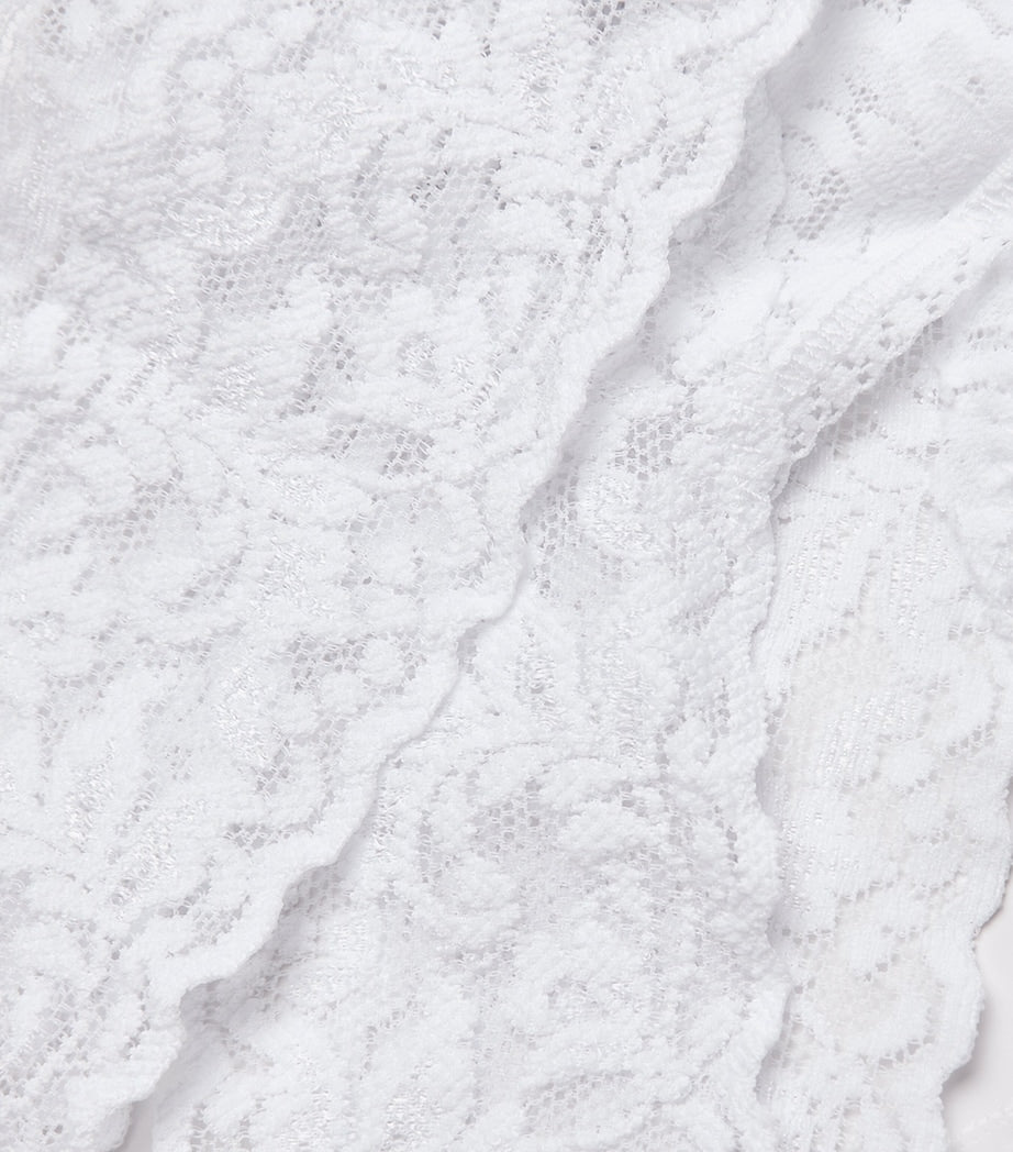 Hanky Panky White Low-Rise Thong (Pack of 3)