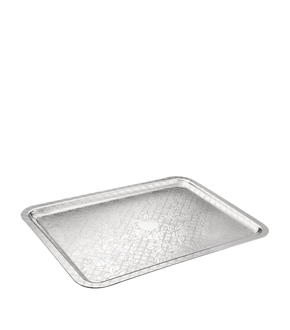 Christofle Silver-Plated Jardin d'Eden Tray (42cm x 32cm)